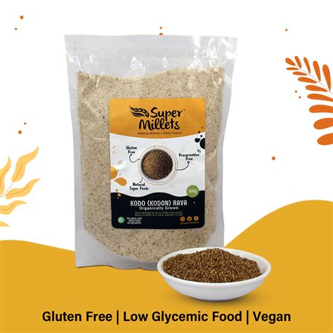 Kodo Millet (Kodon) Rava (400gms) कोडो मिलेट (कोंडोन) रवा – Super Millets