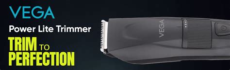 Vega Trimmer for Men with 90 Mins Runtime, Stainless Steel Blades & 40 ...
