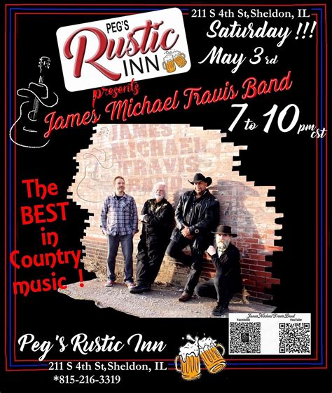 James Michael Travis Band at Peg’s Rustic Inn, Sheldon, IL, Peg's ...