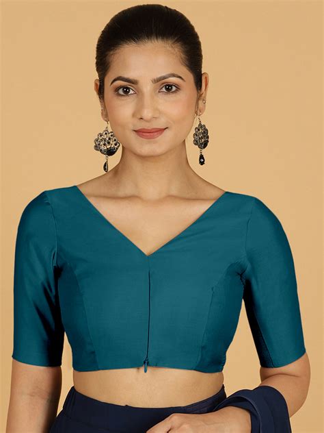 Vedika Pista Green Saree Blouse - Daily & Work Wear | Full Sleeves – Binks