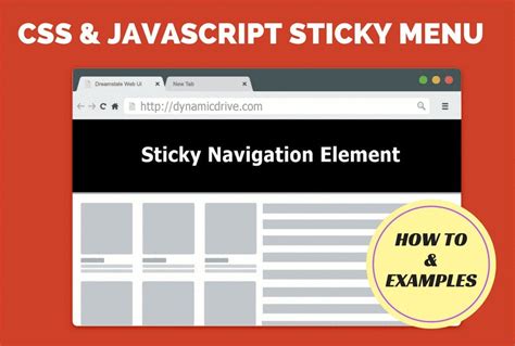 Image result for CSS Sticky Menu