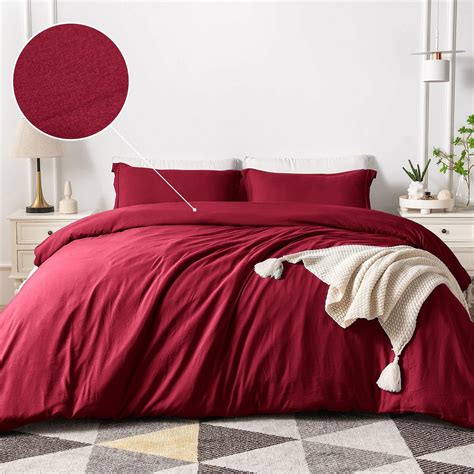 Plain Red Duvet Covers | Red duvet cover, Duvet cover sets, Duvet