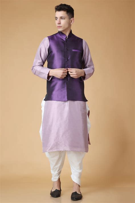 Buy Plus Size Jacket Kurta Pyjama Set & Kurta Pyjama Jacket Set - Apella