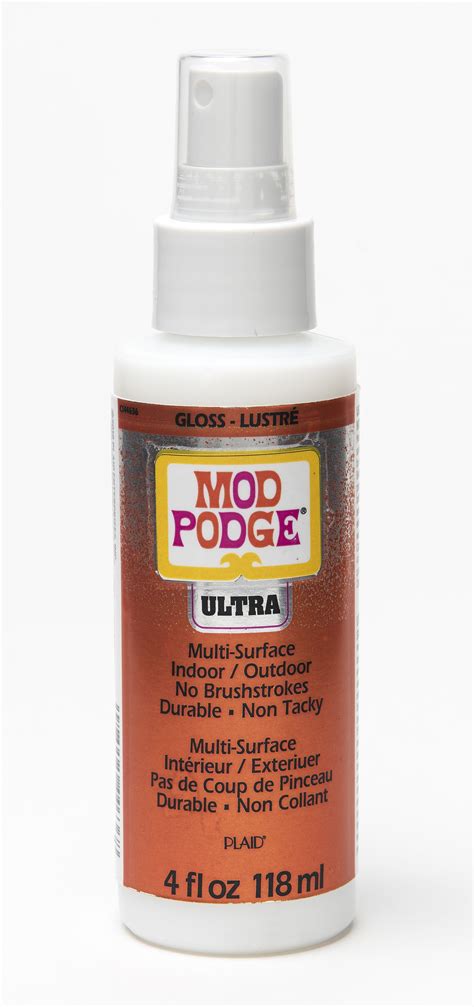 Mod Podge Ultra Gloss Glue and Sealer Spray, Clear, 4 fl oz - Walmart.com
