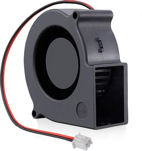 REES52 7530 Blower Fan, 75mm x 30mm, 5V 2PIN DC Brushless Cooling Fan ...