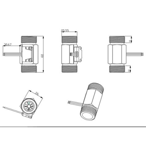 Buy Water Flow Sensor SEN-HZG1WA Online in India | Robocraze