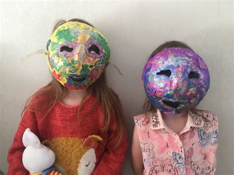 How to make paper mache masks - Twin Mummy and Daddy