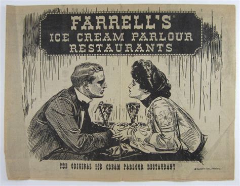 Vintage Restaurant Menu Farrell's Ice Cream Parlour Soda Fountain ...