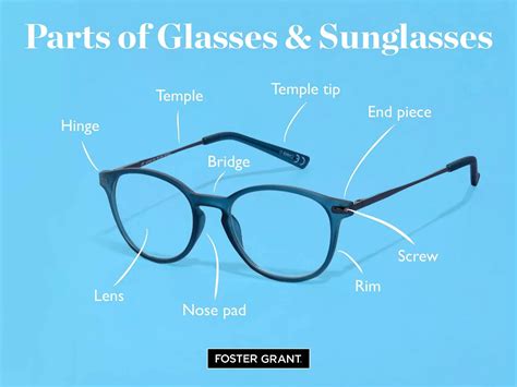 Glasses Parts Diagram and Their Functions