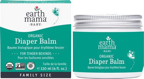 Amazon.com: Earth Mama Organic Diaper Balm | Diaper Cream with ...