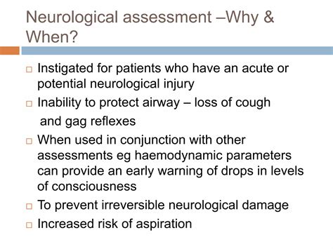 Neurological assessment For Nurses | PPTX