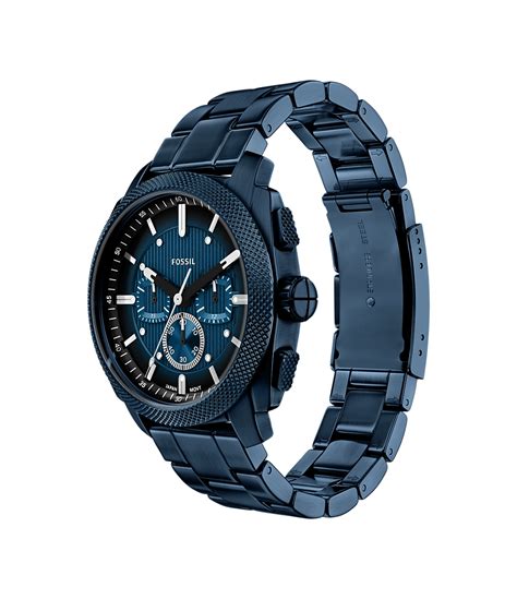 Buy Fossil Machine Chronograph Navy Stainless Steel Watch FS6167 at Rs ...