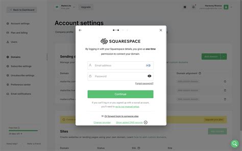 How to authenticate a domain with Squarespace - MailerLite