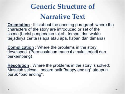 Identifying and Understanding Narrative text | PPTX