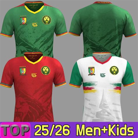 Cameroon Soccer Jersey 2025/2026: Home, Away, And Third Kit Men's ...