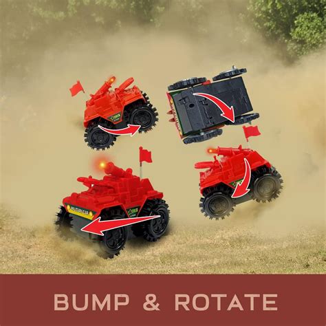 Sirius Toys Tumbling Tank, Electric Military Tank for Kids, Fighter Toy ...