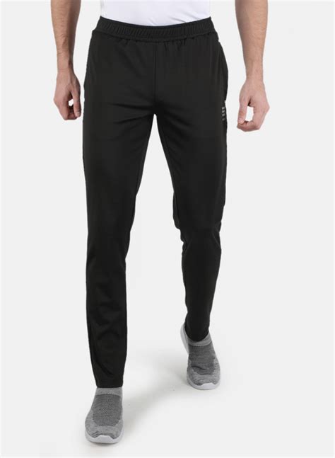 Buy Men Black Plain Track Pant Online in India - Rock.it