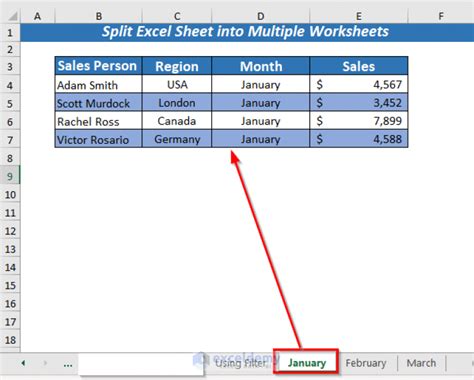 Split Excel Sheet into Multiple Files 的图像结果
