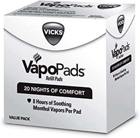 Amazon.com: Vicks VapoPads, 20 Count, Refill Scent Pads – Soothing ...