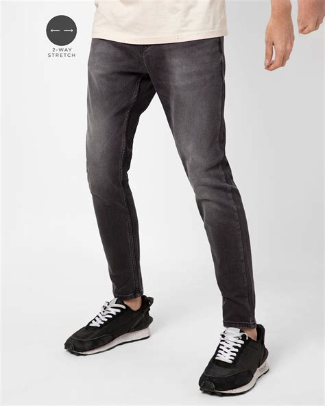 Buy Men's Black Skinny Fit Jeans Online at Bewakoof