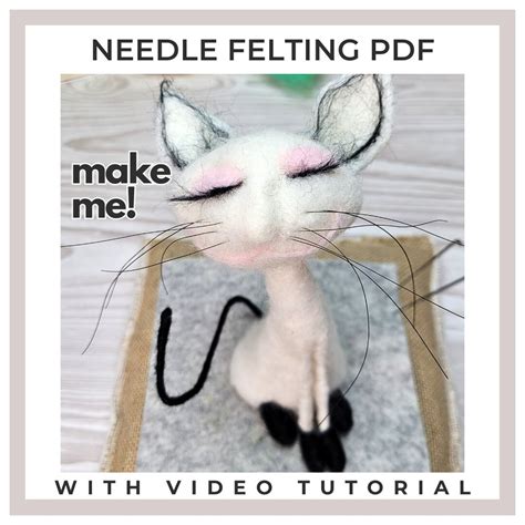 Needle Felting Cat Tutorial 的图像结果