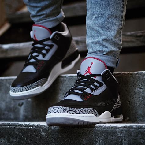Air Jordan 3 Retro "Black Cement" | Sneakers men fashion, Jordan shoes ...