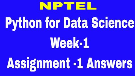 NPTEL Python for Data Science Week1 Answers 的图像结果