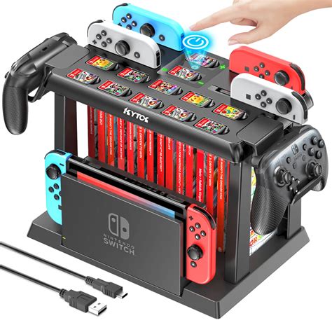 OIVO For Switch Joycon Charger Pro Controller Holder Switch Game ...