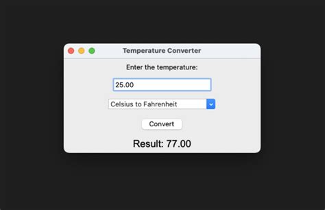 Convert Temperature 的图像结果