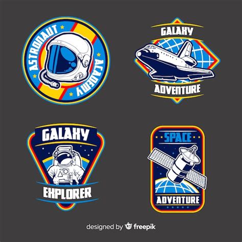 Collection of different stickers with space | Premium Vector