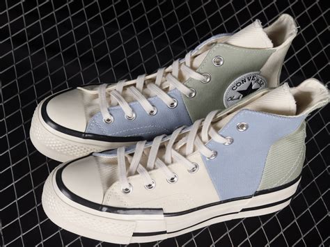 Converse Chuck 70 Plus High Green Beige White A04370C - Converse Shoes ...