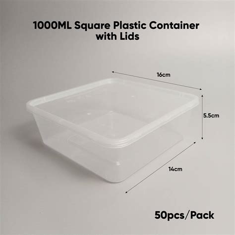 Image result for Square Containers Plastic