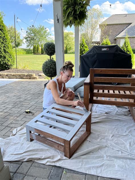 Painting Outdoor Furniture - Sincerely, Sara D. | Home Decor & DIY Projects