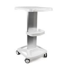 Trolley Stand White 4 Wheel Medical Trolley Stand India | Ubuy