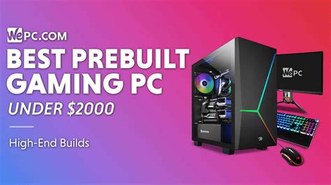 Best prebuilt gaming PC under $2000 in 2023 - updated for September | WePC