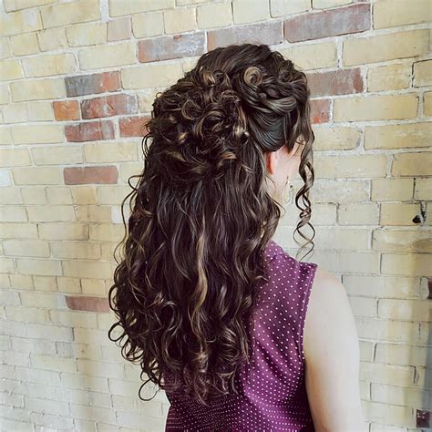 Image result for Curly Prom Hair Tutorials