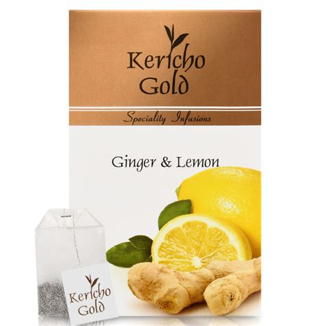 Buy Kericho Gold Lemon Ginger Tea Bags - Flavourful Taste - Boosts ...