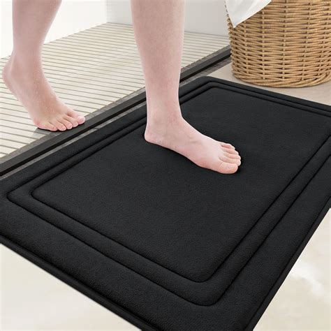 Amazon.com: Grandaily Memory Foam Bath Mat Rug 24x16, Ultra Soft, Non ...