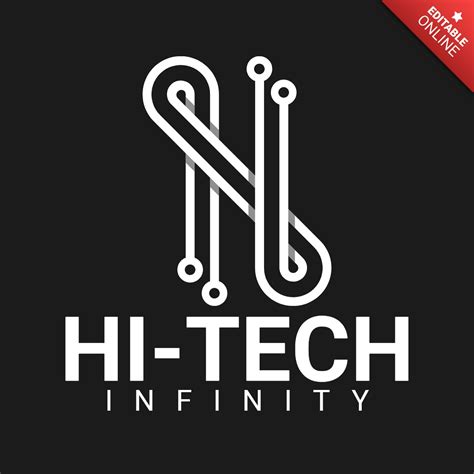 Hi-Tech Logo Design 的图像结果