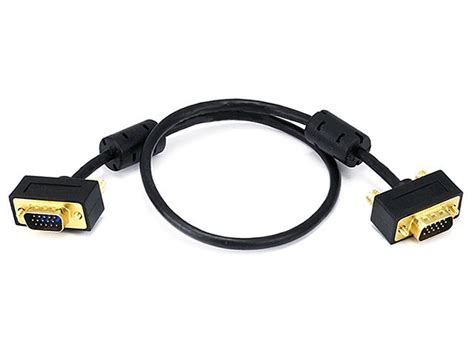 Buy Monoprice 106358 1.5' Ultra Slim SVGA Super VGA 30/32AWG M/M ...