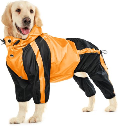 Amazon.com : OUOBOB Dog Raincoat, Waterproof Dog Rain Coats for Large ...