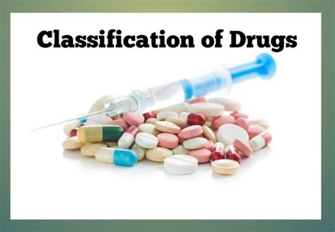 Image result for Types of Drugs Classification