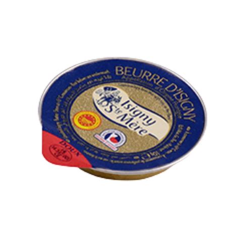 Isigny Sainte-Mère Unsalted Butter Portion AOP (10g x 100/box ...