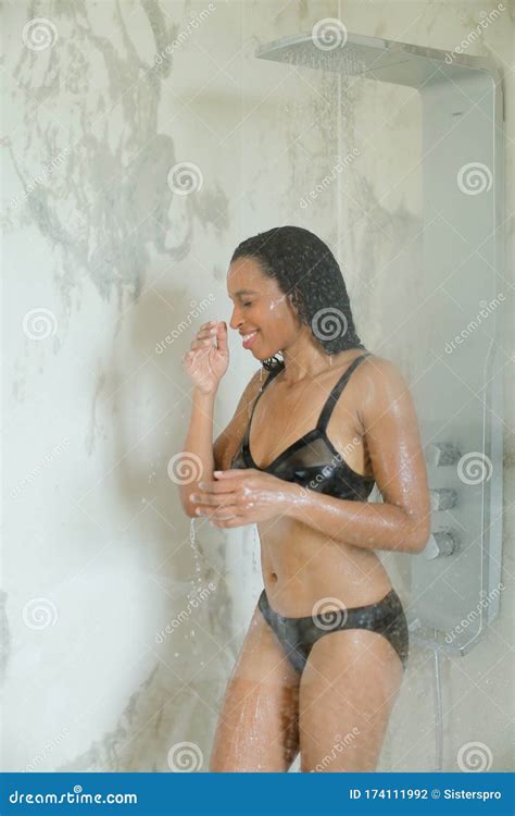 Women Taking Showers Together