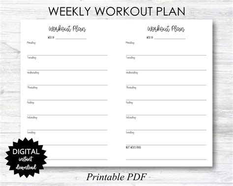 Exercise Session Plan Template 的图像结果