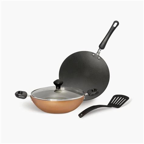 Buy MEYER Non-Stick Kadai and Dosa Tawa- Set of 2 Pcs. from Meyer at ...