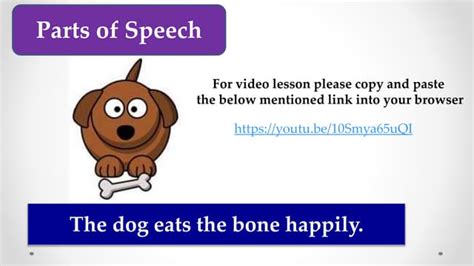 Image result for Part of Speech Examples