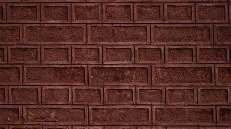 Wallpaper bricks, wall, relief, texture, brown hd, picture, image