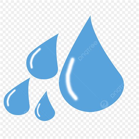 Cute Raindrop Clip Art