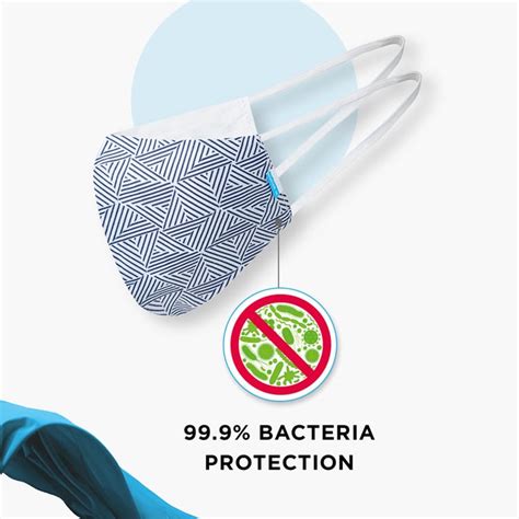 Buy SPACES Welspun Health- Protective Mask- Anti Bacterial - Set Of 2 ...